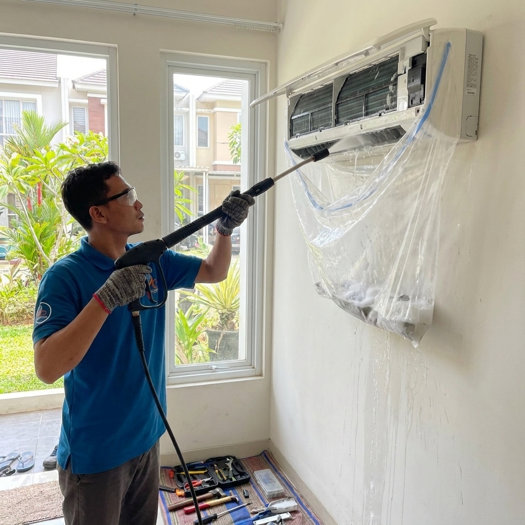 Service & Cuci AC Kantor / Gedung