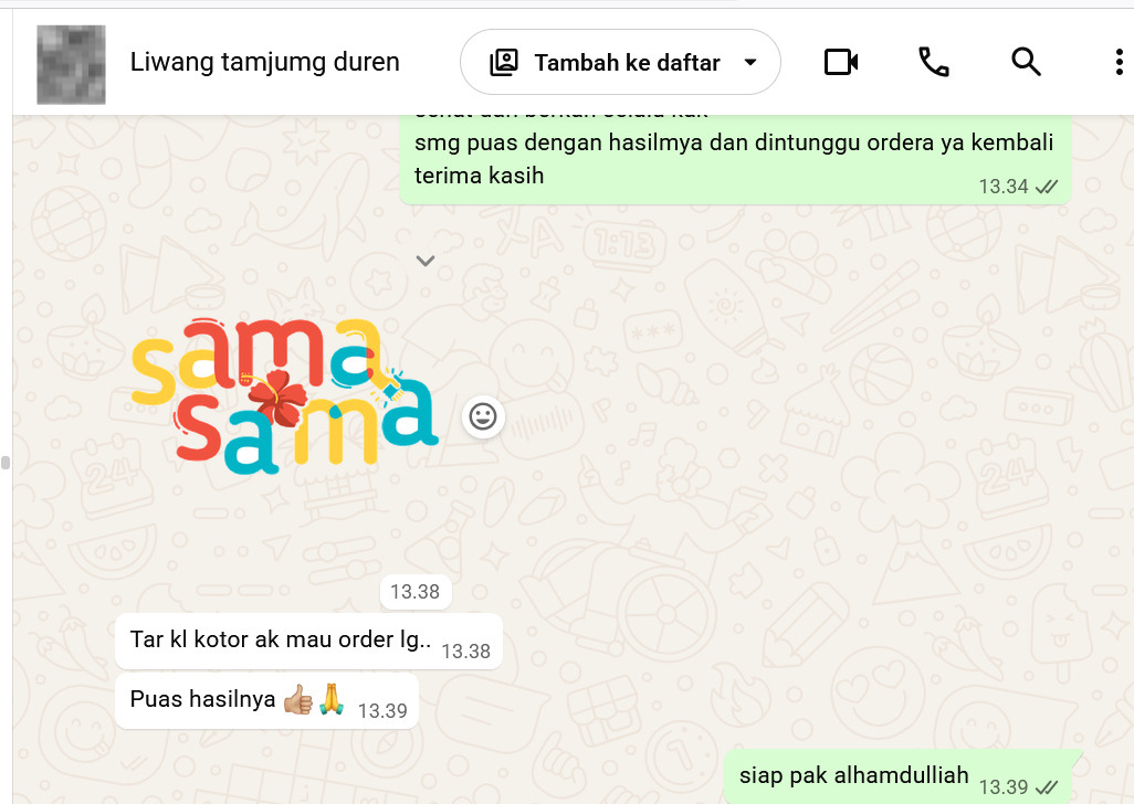 Screenshot Testimoni